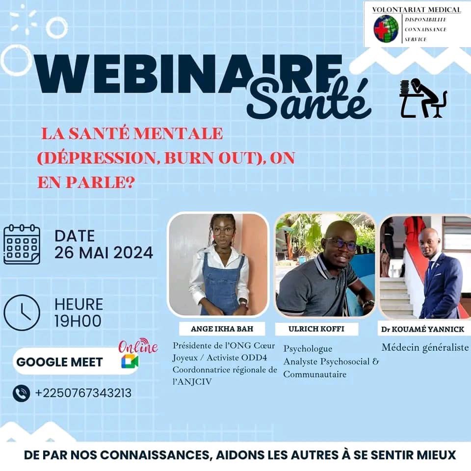 Webinaire sur la santé mentale